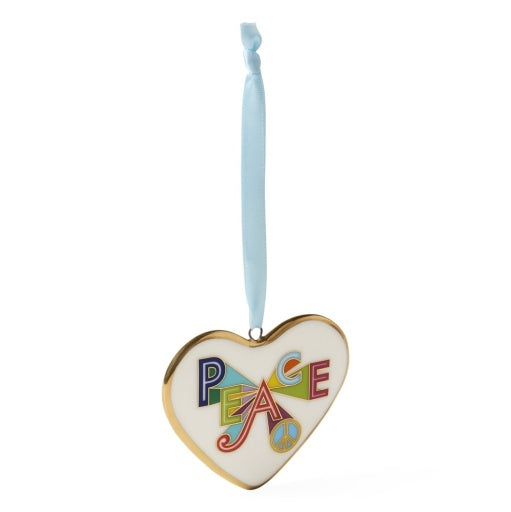 Jonathan Adler Weihnachtsbaumanhänger Ornament Peace & Love