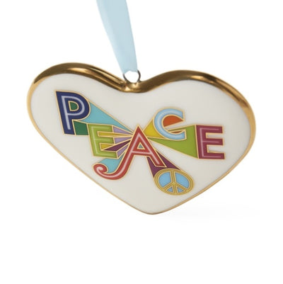 Jonathan Adler Weihnachtsbaumanhänger Ornament Peace & Love