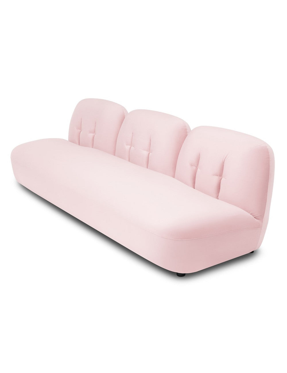 Abhika Samt-Sofa Camille 3-Sitzer