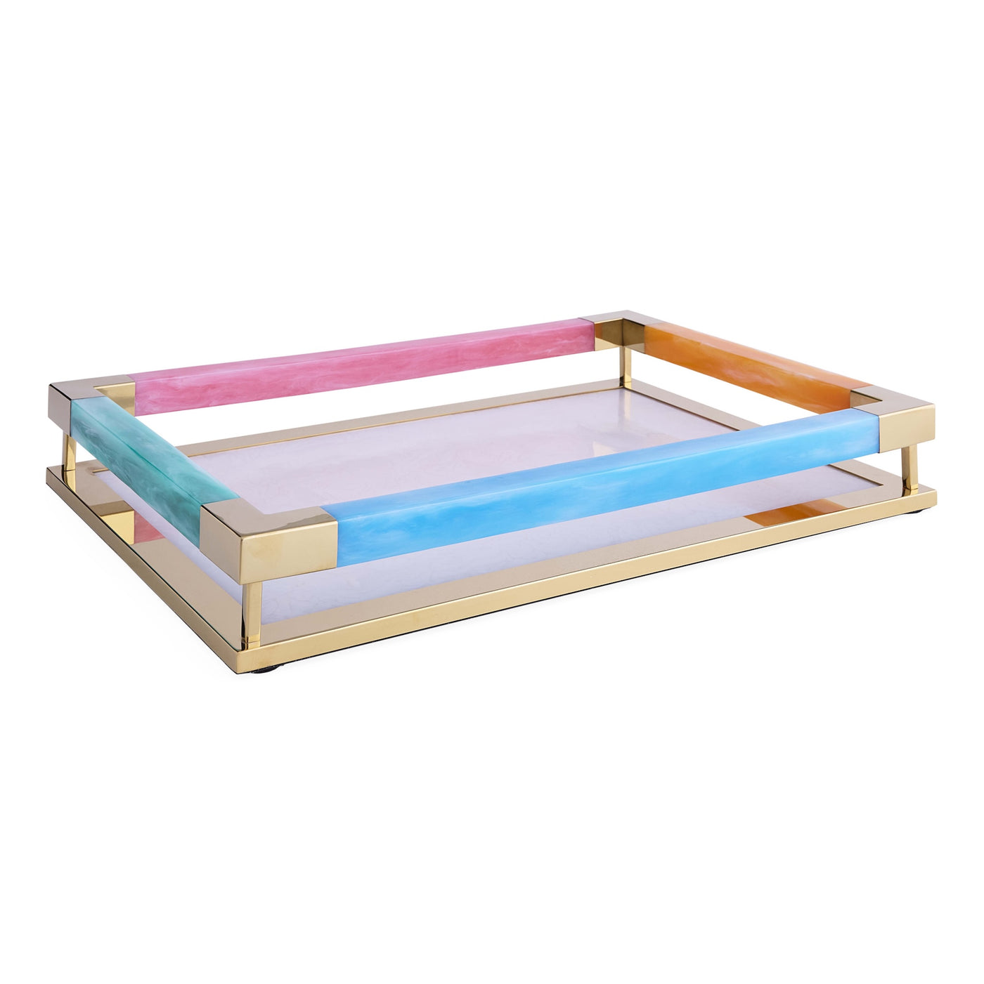 Jonathan Adler rechteckiges Servier- und Dekotablett Como Tray | Multi