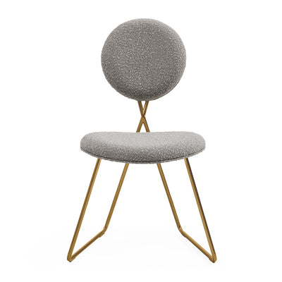 Jonathan Adler Bouclé-Esszimmerstuhl Caprice | Olympus Grey