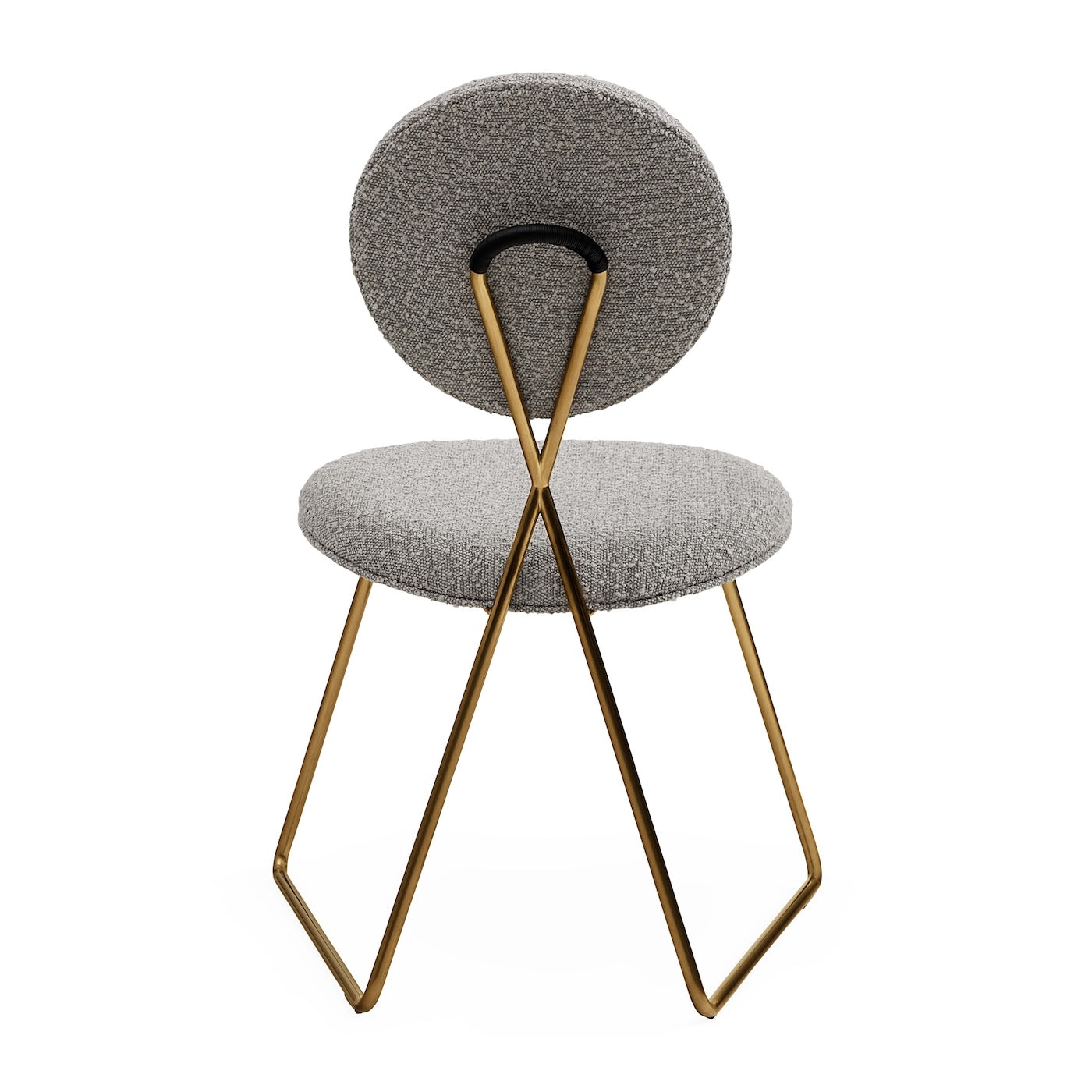 Jonathan Adler Bouclé-Esszimmerstuhl Caprice | Olympus Grey