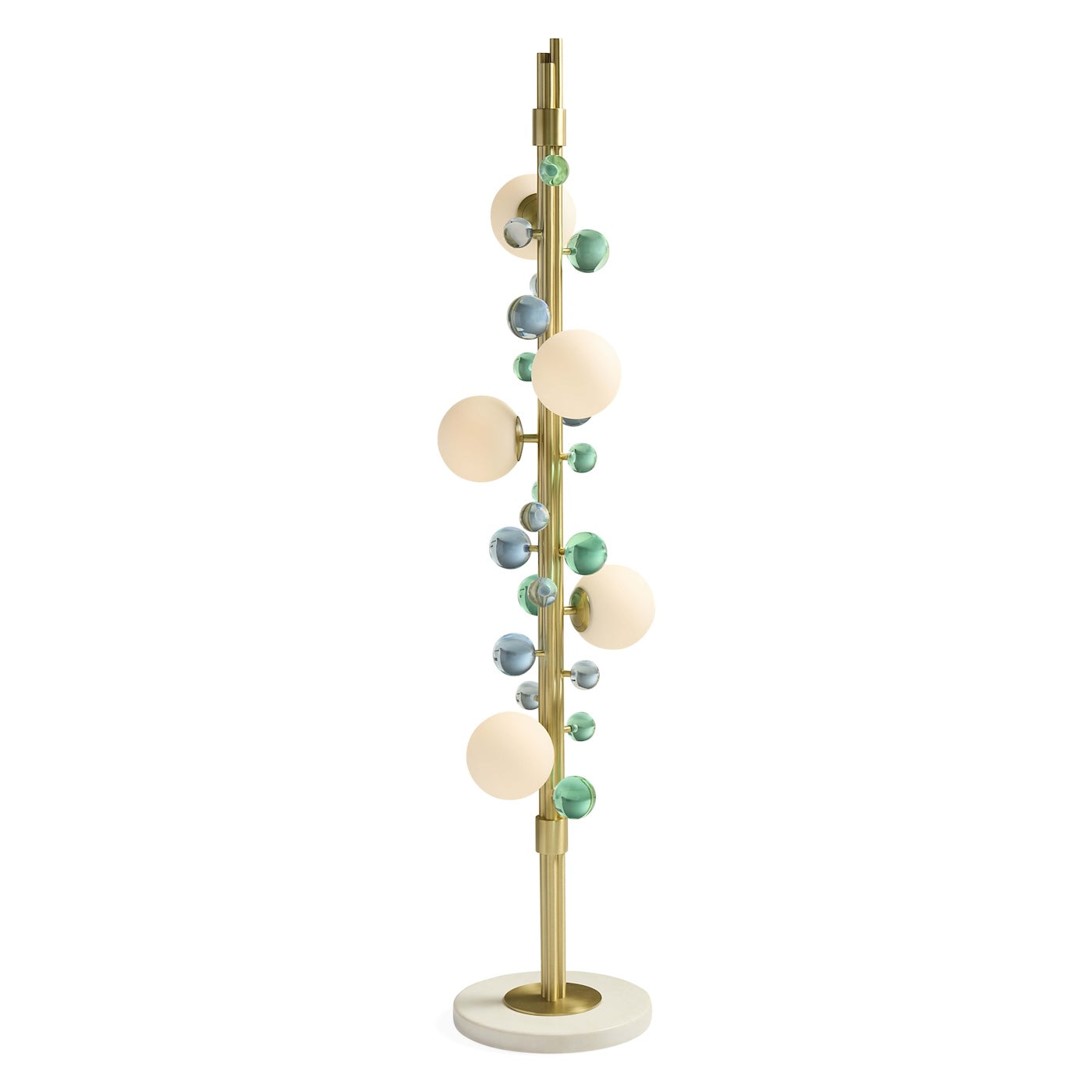 Jonathan Adler Stehlampe Globo | Blau-Grün