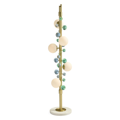 Jonathan Adler Stehlampe Globo | Blau-Grün