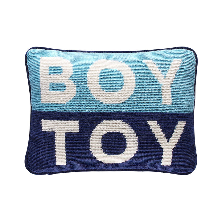 Jonathan Adler Needlepoint Kissen Boy Toy | 30x23 cm