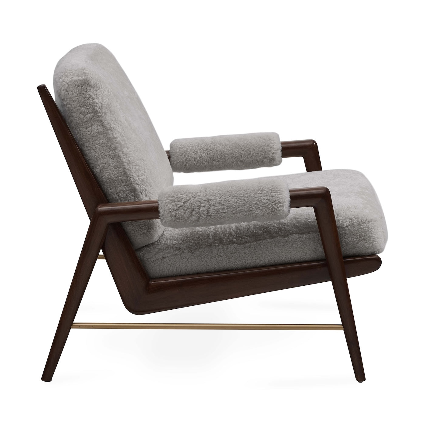 Jonathan Adler Lounge Sessel Big Sur | Shearling Taupe