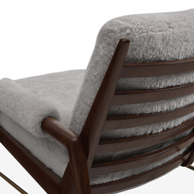 Jonathan Adler Lounge Sessel Big Sur | Shearling Taupe