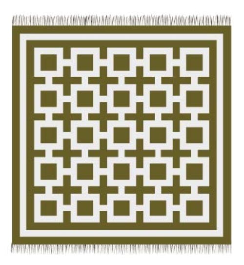 Jonathan Adler Alpaka-Wolldecke Nixon | 152x152 cm