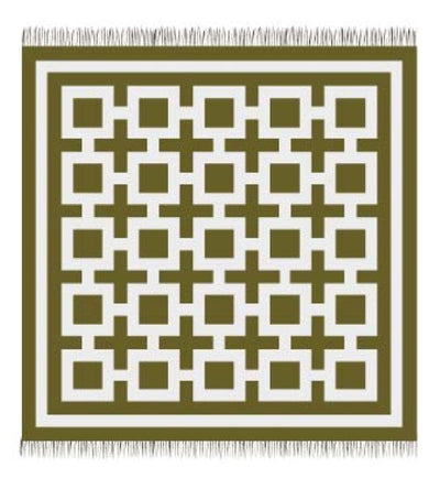 Jonathan Adler Alpaka-Wolldecke Nixon | 152x152 cm