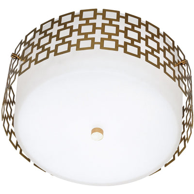 Jonathan Adler Deckenleuchte Parker Flush Mount | Antik Gold