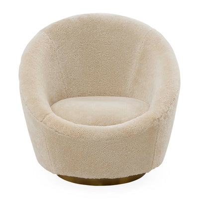 Jonathan Adler Drehsessel Ether | Shearling Ivory
