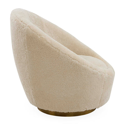 Jonathan Adler Drehsessel Ether | Shearling Ivory