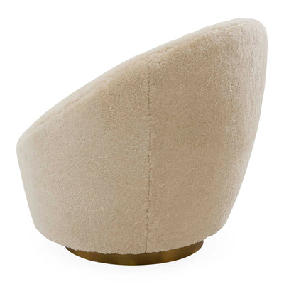 Jonathan Adler Drehsessel Ether | Shearling Ivory