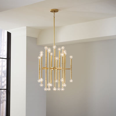 Jonathan Adler 30-flammiger Chandelier Deckenleuchter Meurice | Gold