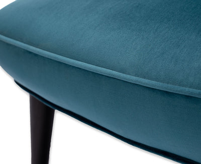 Jonathan Adler Sessel & Slipper Chair Ripple | Firenze Teal