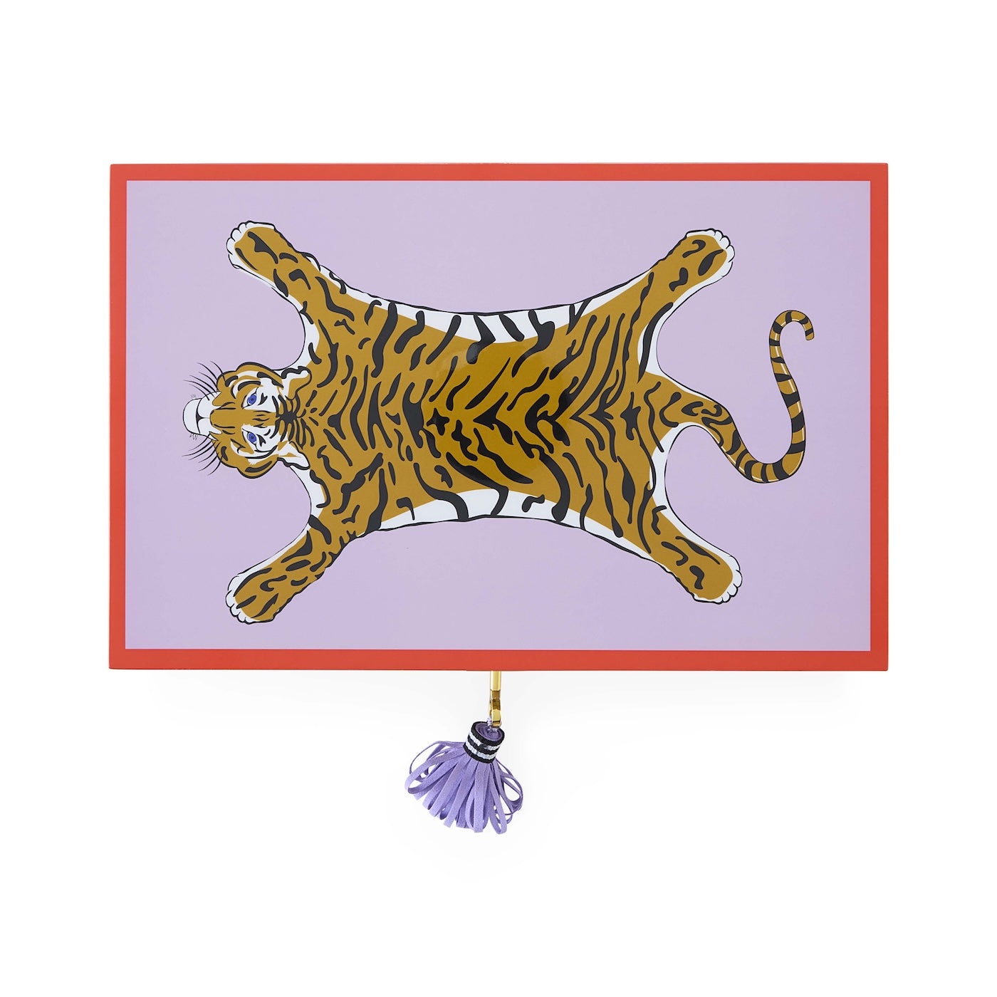 Jonathan Adler Tiger Lacquer Schmuckkästchen