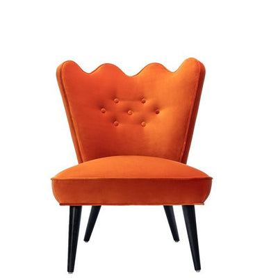Jonathan Adler Sessel & Slipper Chair Ripple | Verona Tangerine