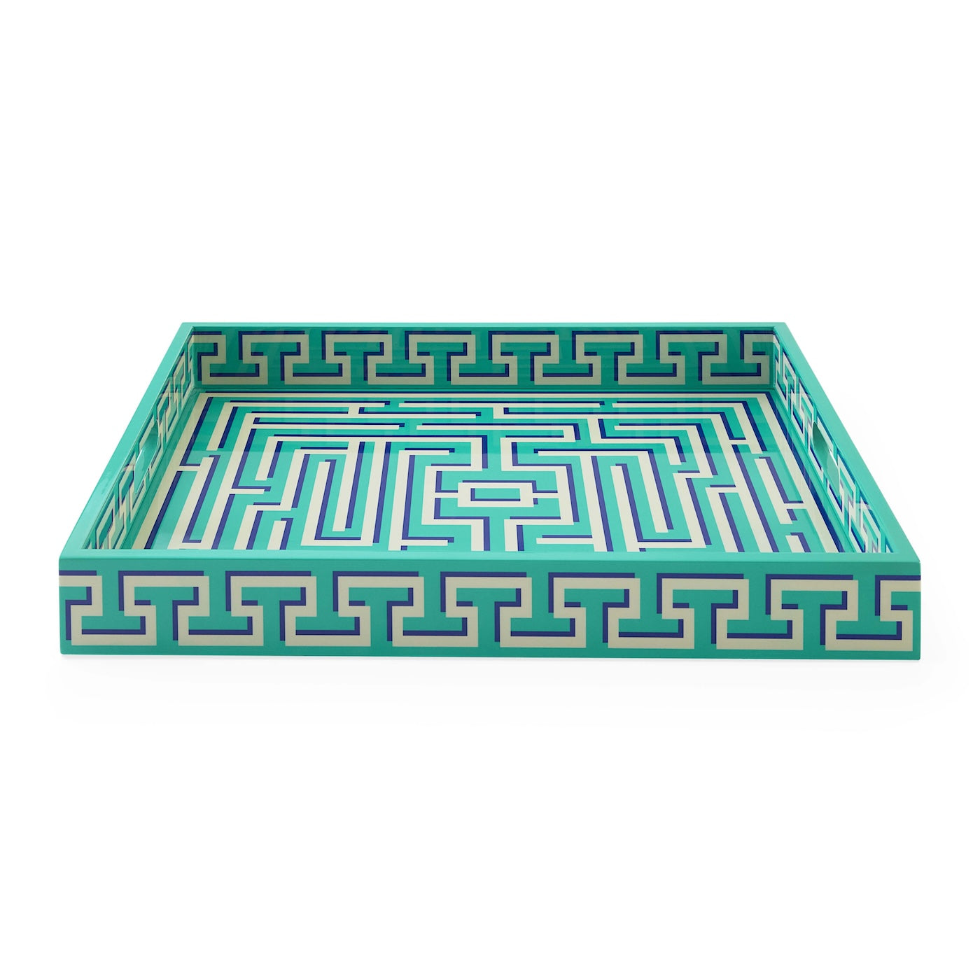 Jonathan Adler Servier- und Dekotablett Labyrinth Lacquer Tray