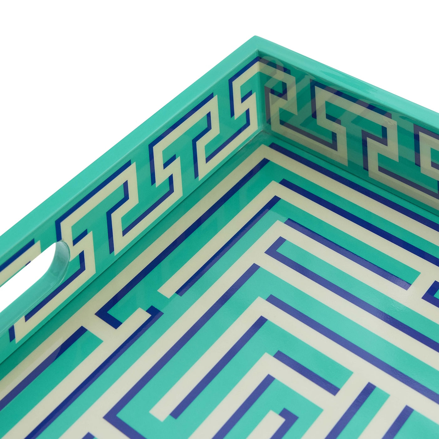 Jonathan Adler Servier- und Dekotablett Labyrinth Lacquer Tray