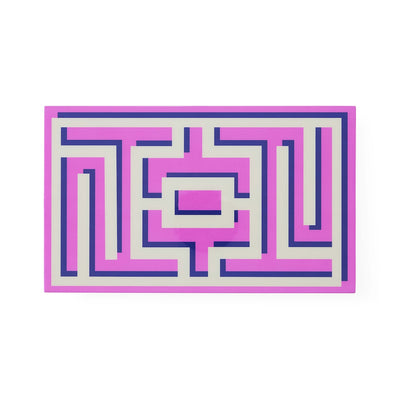Jonathan Adler Labyrinth Lacquer Aufbewahrungsbox mit Deckel | Medium