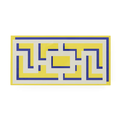 Jonathan Adler Labyrinth Lacquer Aufbewahrungsbox mit Deckel |  Small