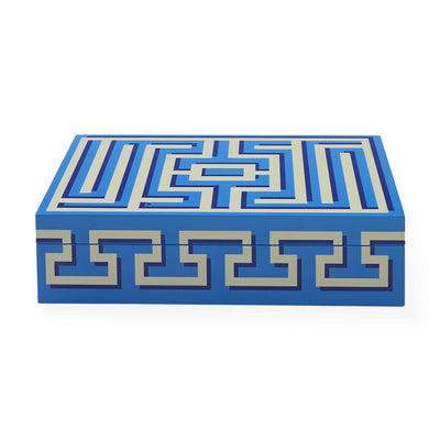 Jonathan Adler Labyrinth Lacquer Aufbewahrungsbox mit Deckel | Large