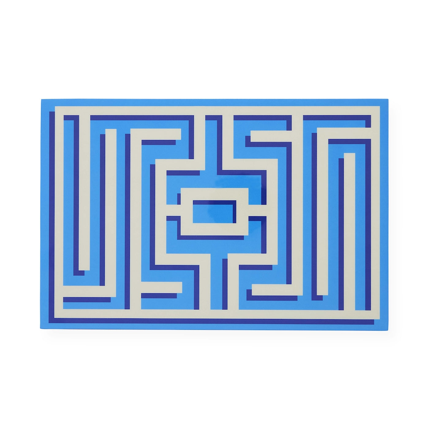 Jonathan Adler Labyrinth Lacquer Aufbewahrungsbox mit Deckel | Large