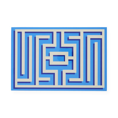 Jonathan Adler Labyrinth Lacquer Aufbewahrungsbox mit Deckel | Large