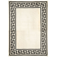 Jonathan Adler reversible carpet Greek Key | Black