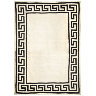 Jonathan Adler wendbarer Teppich Greek Key | Schwarz