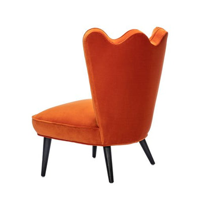 Jonathan Adler Sessel & Slipper Chair Ripple | Verona Tangerine