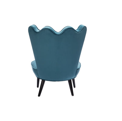 Jonathan Adler Sessel & Slipper Chair Ripple | Firenze Teal