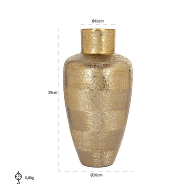 Richmond Interiors Vase Joah | groß | Gold