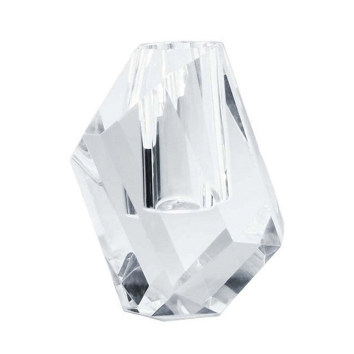 Abhika Geschliffene Glasvase Ice | H 19 cm