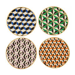 Jonathan Adler Canapé Dessertteller Set Versailles | 4-teilig