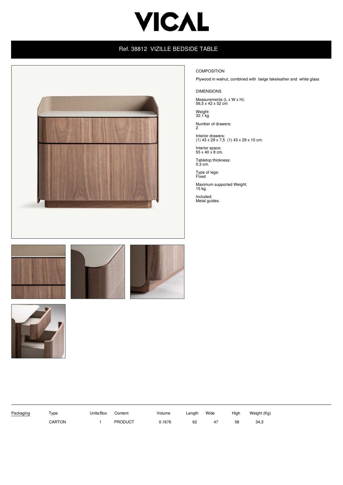 Vical Factsheet 38812 Vizille Kunstleder