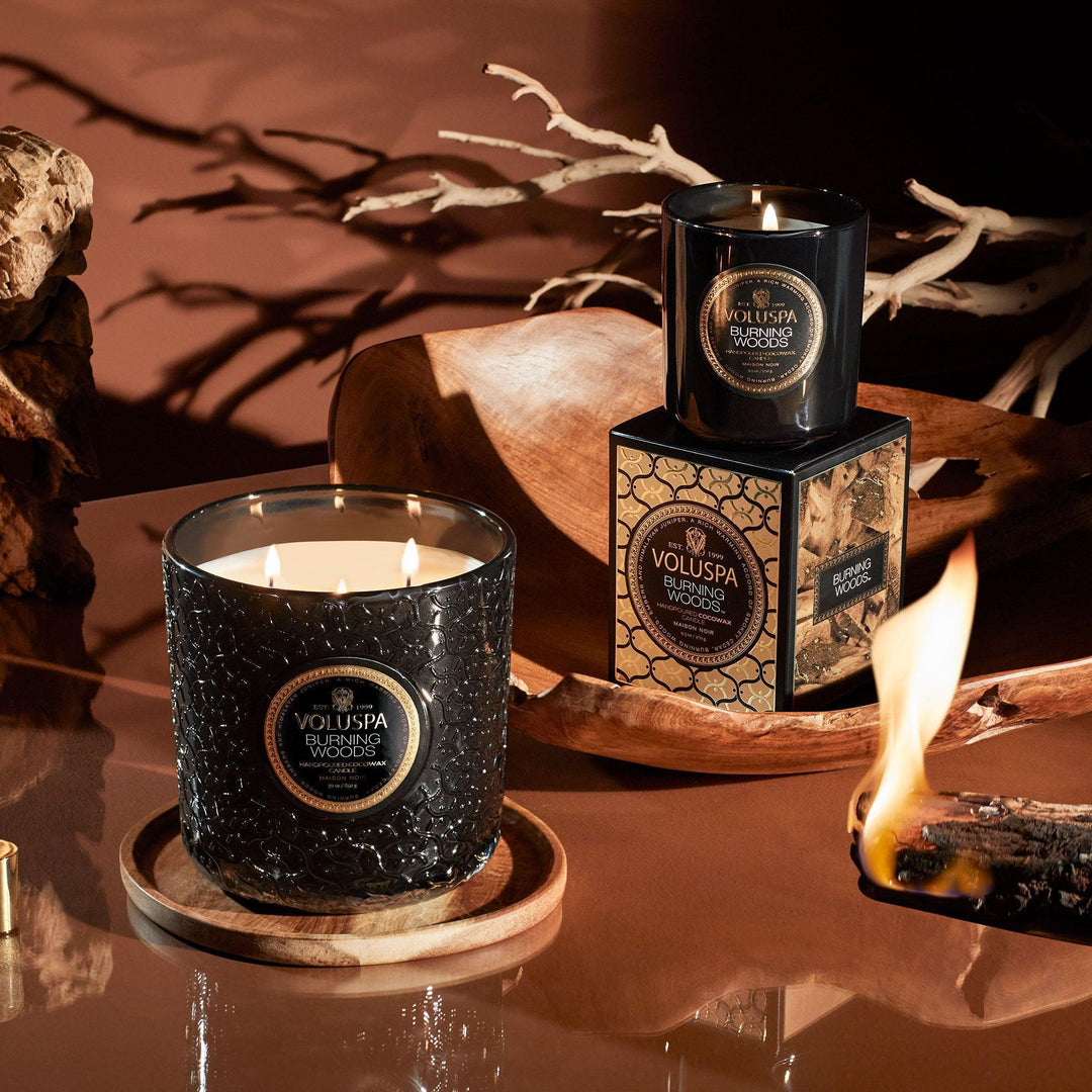 Voluspa 3-Docht Duftkerze Burning Woods