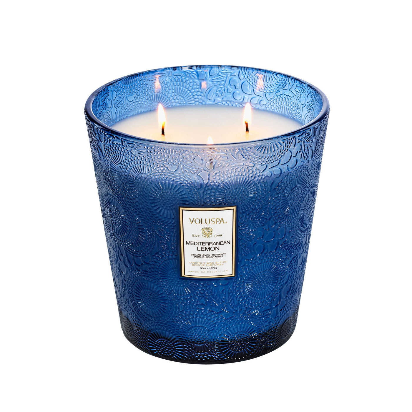 Voluspa 3-Docht Duftkerze Mediterranean Lemon | 1.077 g