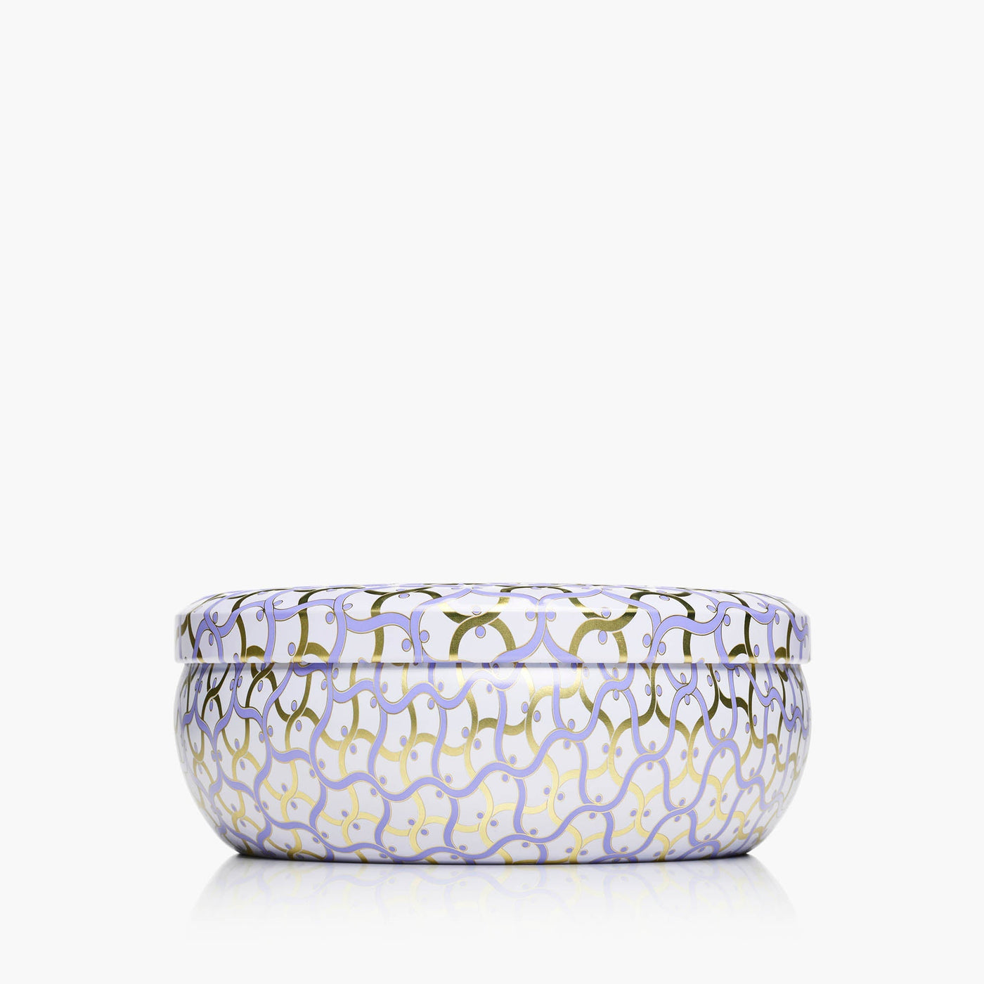 Voluspa 3-Docht Duftkerze Mountain Lavender & Chamomile | Dose mit Deckel