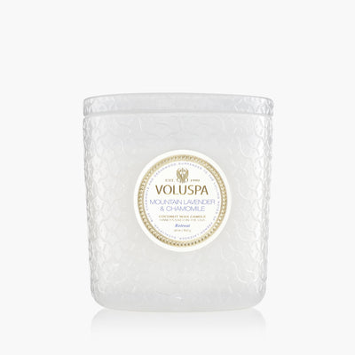 Voluspa 3-Docht Duftkerze Mountain Lavender & Chamomile | Luxe Jar