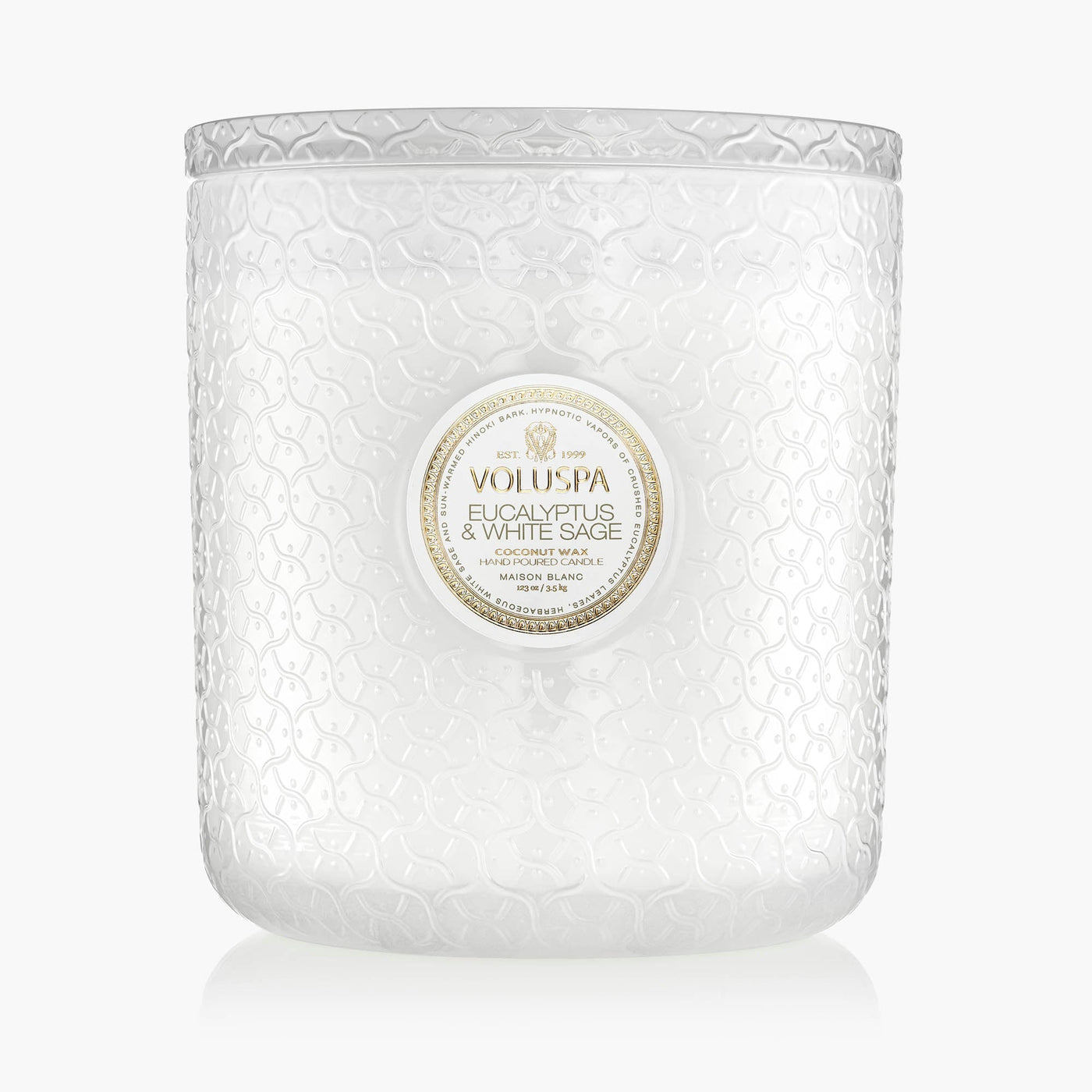 Voluspa 5-Docht Duftkerze Eucalyptus & White Sage | 3,5 kg