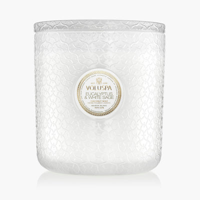 Voluspa 5-Docht Duftkerze Eucalyptus & White Sage | 3,5 kg