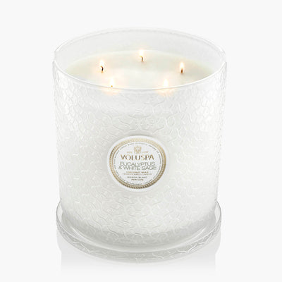 Voluspa 5-Docht Duftkerze Eucalyptus & White Sage | 3,5 kg