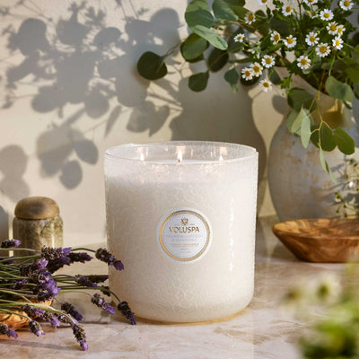 Voluspa 5-Docht Duftkerze Mountain Lavender & Chamomile | 3,5 kg
