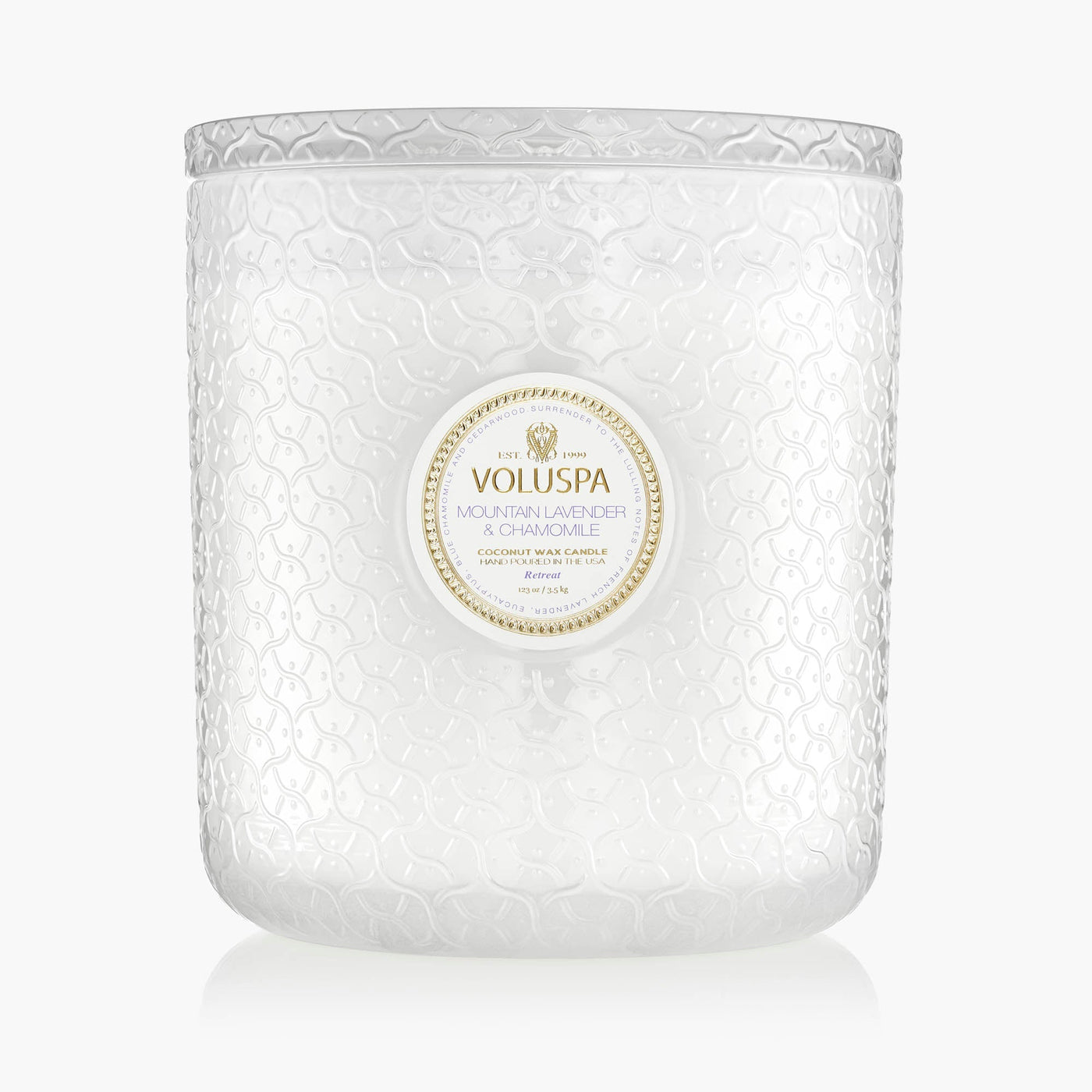 Voluspa 5-Docht Duftkerze Mountain Lavender & Chamomile | 3,5 kg