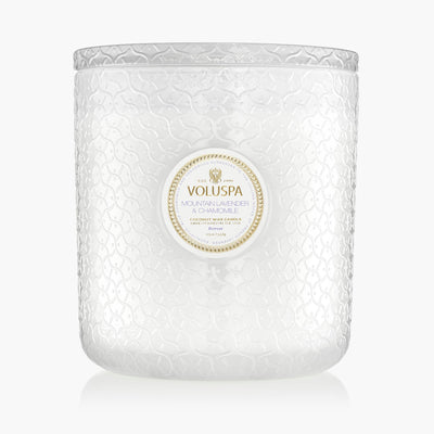 Voluspa 5-Docht Duftkerze Mountain Lavender & Chamomile | 3,5 kg