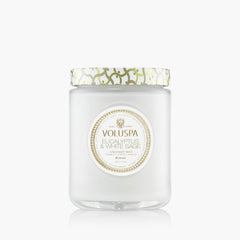 Voluspa Duftkerze Eucalyptus & White Sage | Large Jar