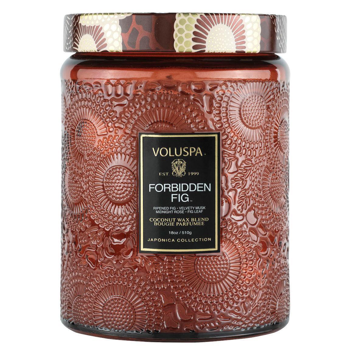 Voluspa Duftkerze Forbidden Fig | Japonica Collection | Large Jar