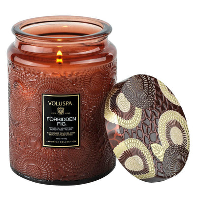 Voluspa Duftkerze Forbidden Fig | Japonica Collection | Large Jar