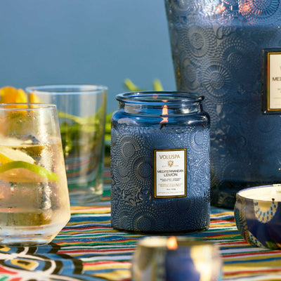 Voluspa Duftkerze Mediterranean Lemon | Large Jar